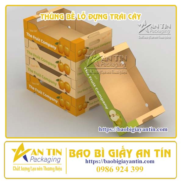 Thùng bế lỗ đựng trái cây Thùng bế lỗ đựng trái cây