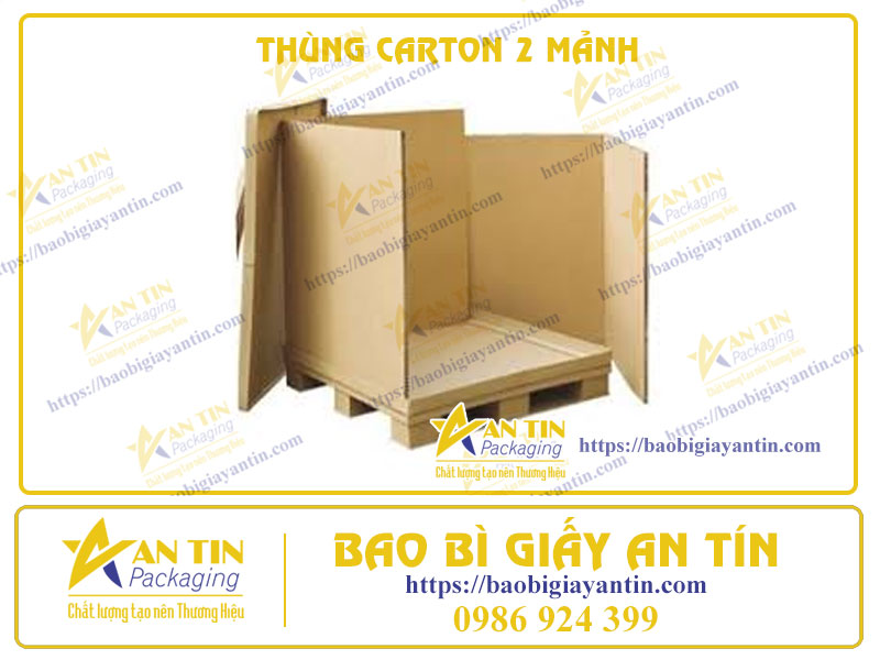 Thùng Carton 2 Mảnh: Tối Ưu Hóa Cho Thùng Có Kích Thước Chiều Dài Trên 2m