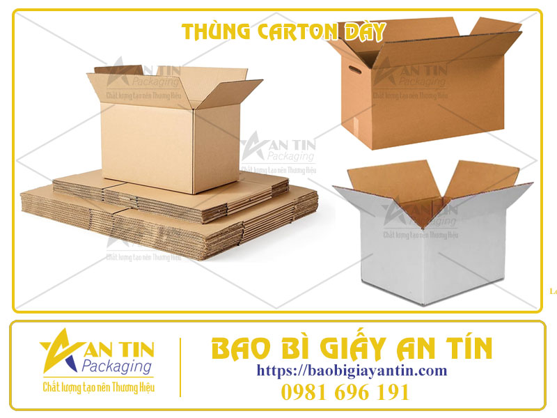 Thùng Carton Dày Giải Pháp Hoàn Hảo Cho Việc Bảo Vệ Hàng Hóa Khỏi Va Đập Và Hư Hỏng