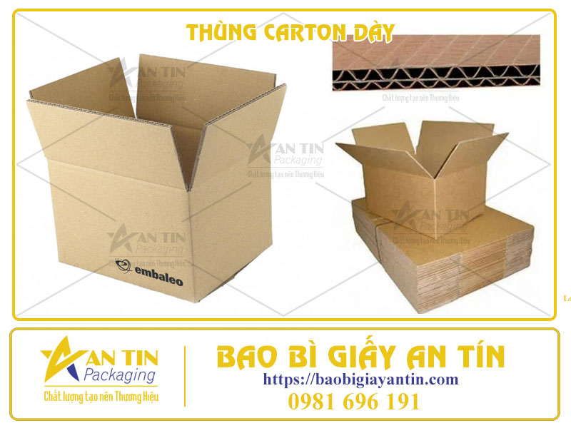 Thùng Carton Dày Giải Pháp Hoàn Hảo Cho Việc Bảo Vệ Hàng Hóa Khỏi Va Đập Và Hư Hỏng