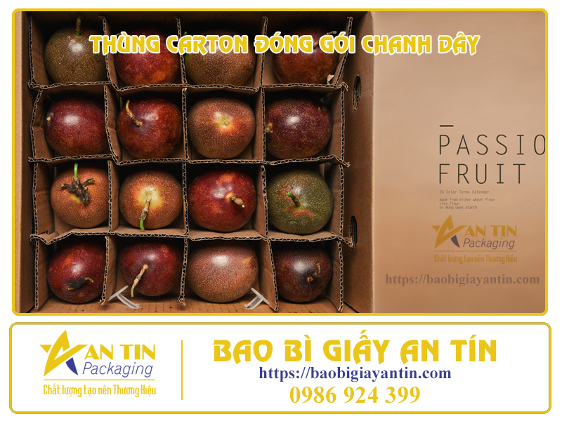 Thùng carton đóng gói chanh dây