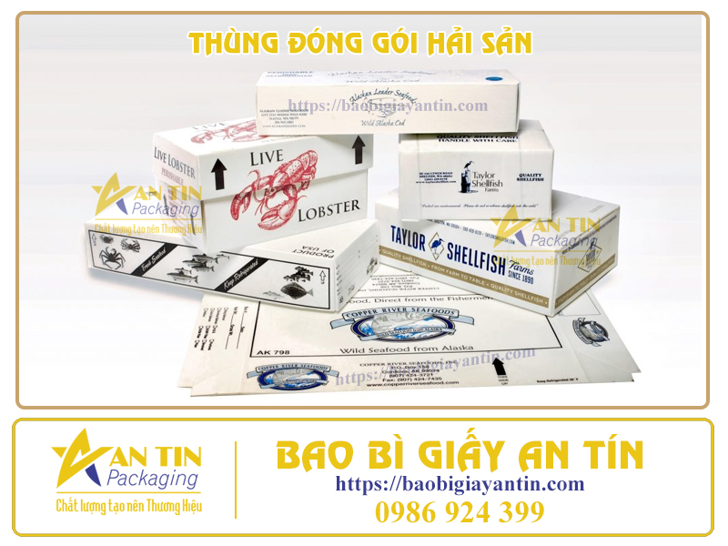 Thùng carton đóng gói hải sản