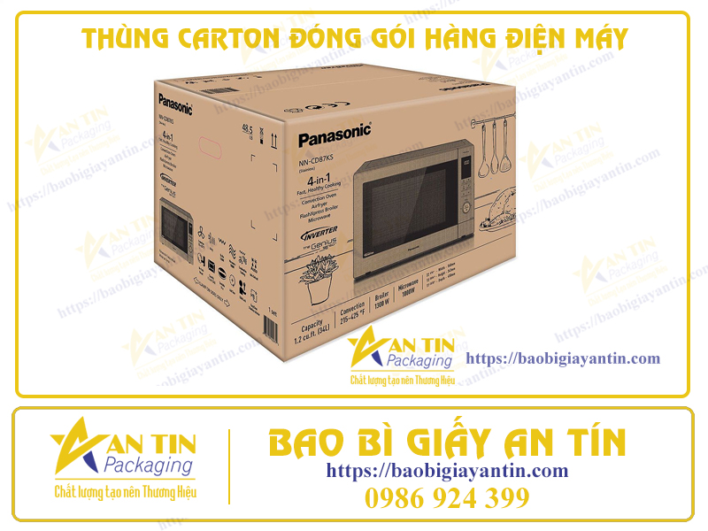 Thùng Carton Đóng Gói Hàng Điện Máy Chất Lượng Cao - Chống Va Đập, Chống Thấm Nước