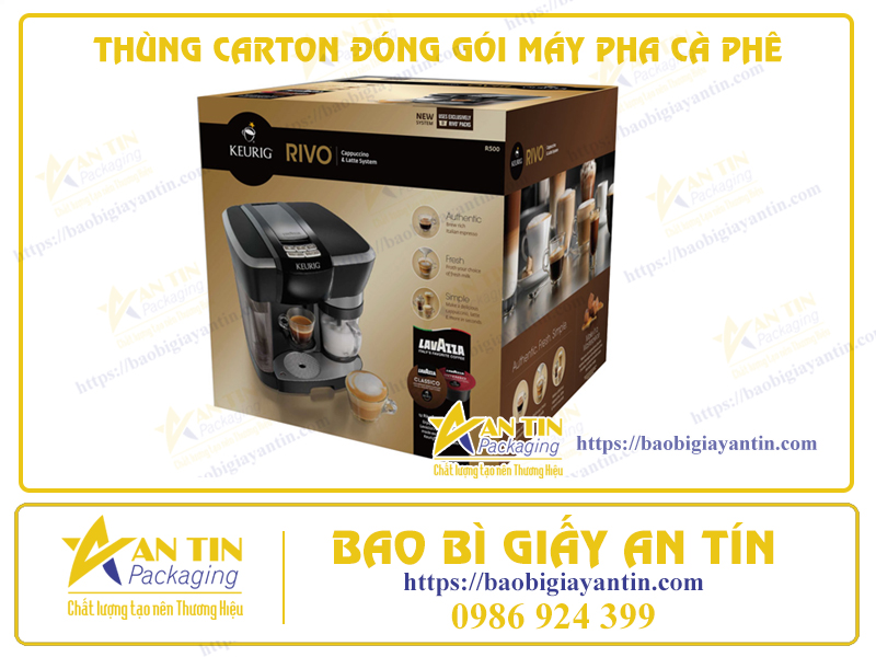 Thùng Carton Đóng Gói Máy Pha Cà Phê Chuyên Nghiệp Dành Cho Doanh Nghiệp