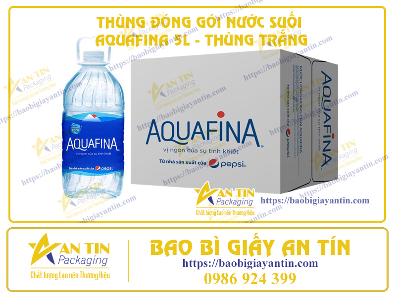 Thùng carton đóng gói nước suối 5l là dạng thùng như thế nào?