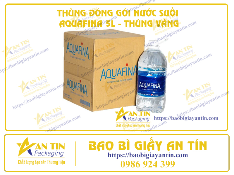 Thùng carton đóng gói nước suối 5l là dạng thùng như thế nào?