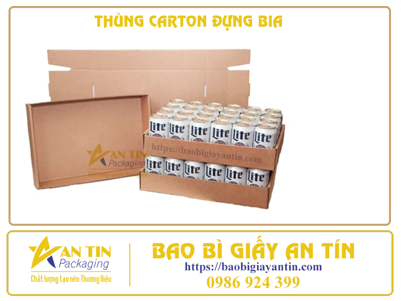 Thùng carton đựng bia