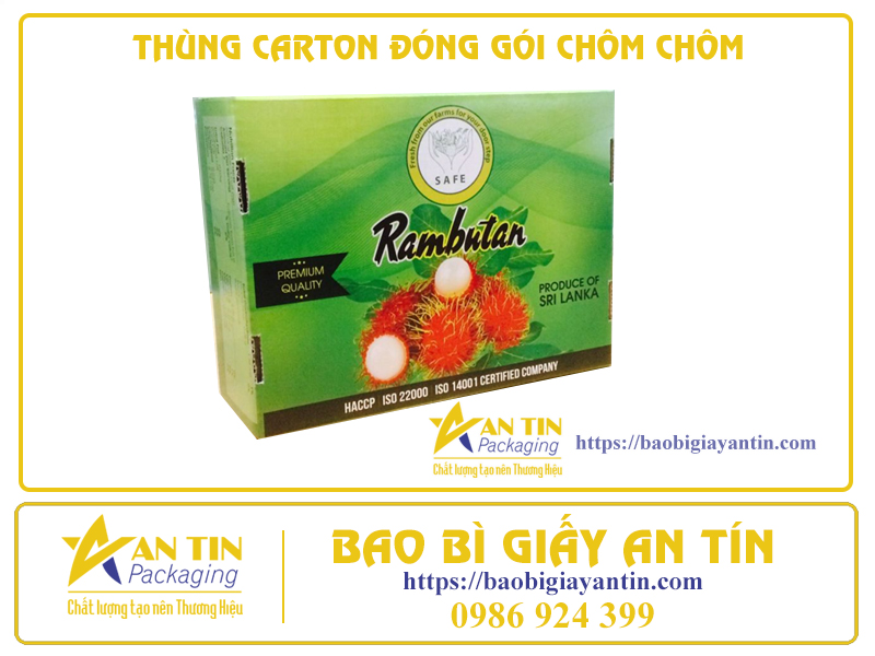 Thùng Carton - Giải Pháp Chất Lượng Cho Việc Đóng Gói Chôm Chôm