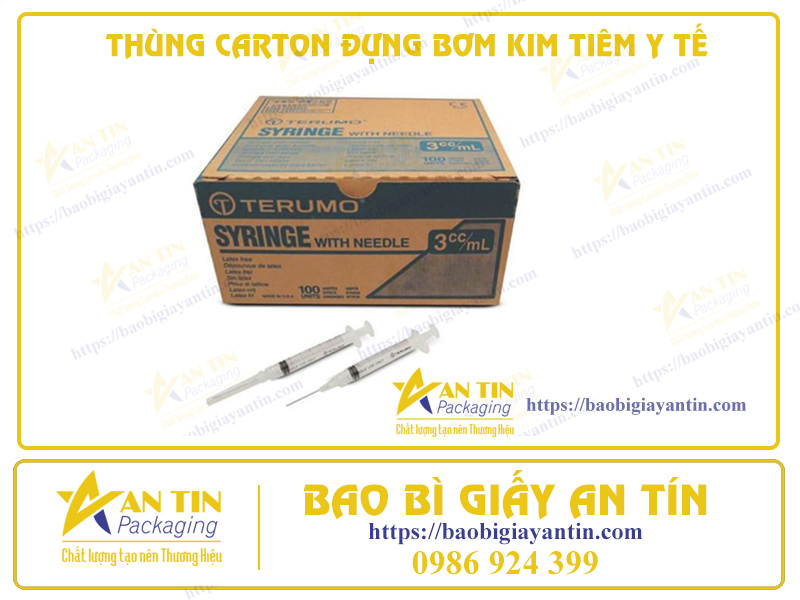 Thùng Carton - Giải Pháp Tin Cậy Để Đựng Bơm Kim Tiêm Y Tế