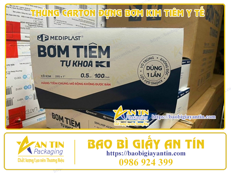 Thùng Carton - Giải Pháp Tin Cậy Để Đựng Bơm Kim Tiêm Y Tế