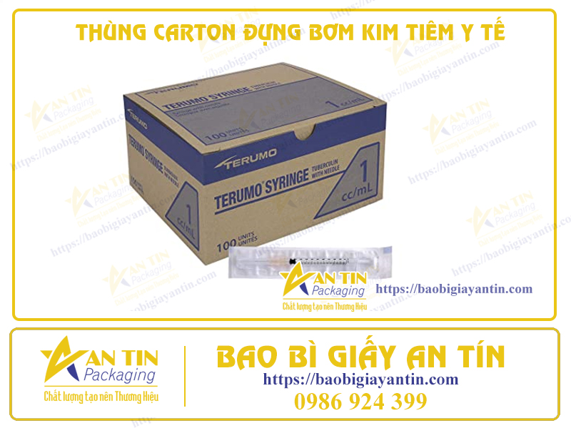Thùng Carton - Giải Pháp Tin Cậy Để Đựng Bơm Kim Tiêm Y Tế