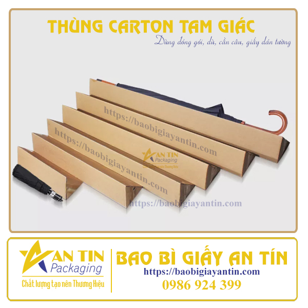 thùng carton đóng gói ô dù