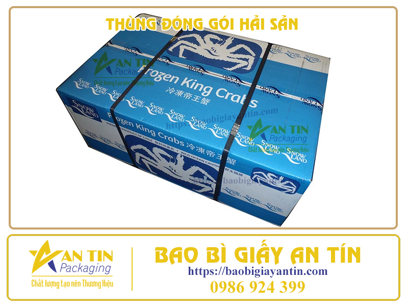 Thùng đóng gói hải sản An Tín Packaging