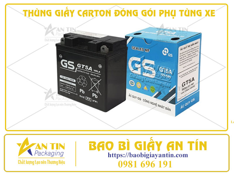 Thùng Giấy Carton Chuyên Nghiệp Đóng Gói Phụ Tùng Xe