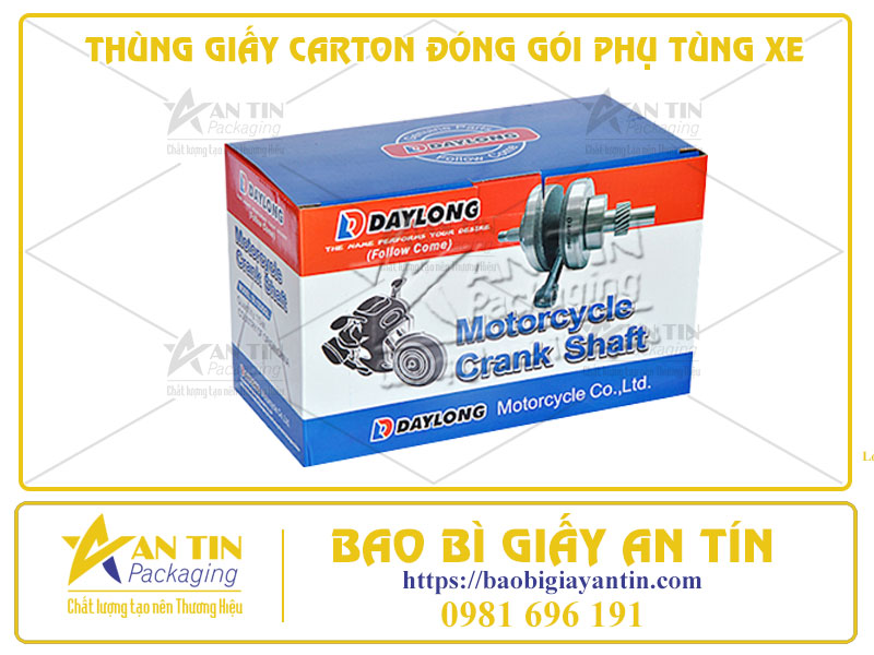 Thùng Giấy Carton Chuyên Nghiệp Đóng Gói Phụ Tùng Xe