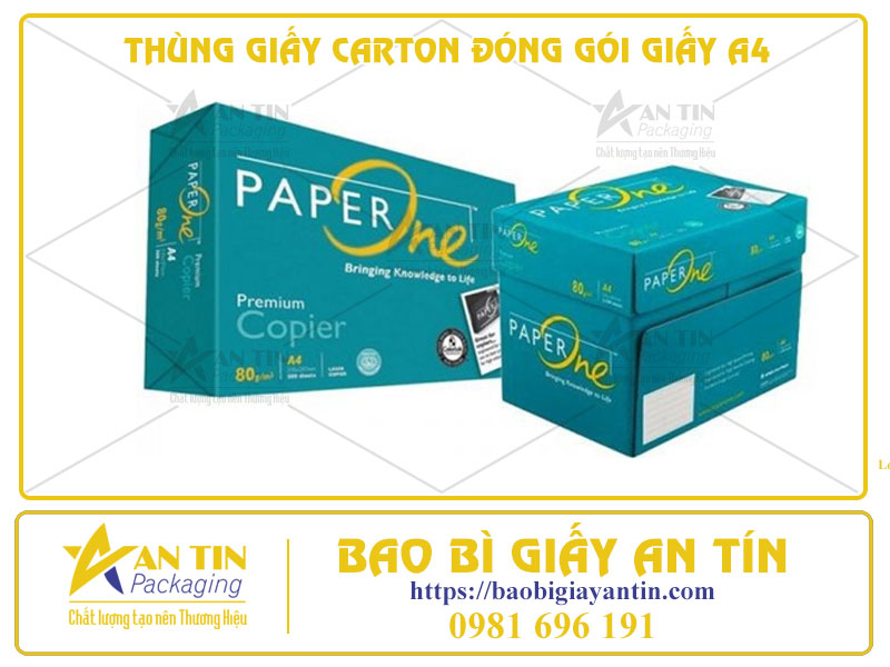 Thùng Giấy Carton Đóng Gói Giấy A4 - Bảo Vệ Sản Phẩm, Gìn Giữ Chất Lượng
