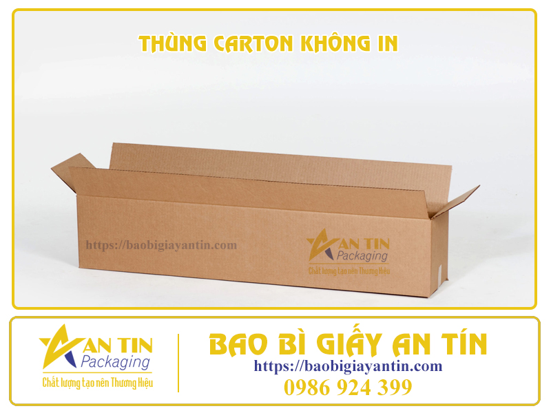 Thùng giấy carton không in ấn