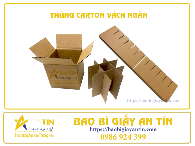 Thùng giấy có vách ngăn