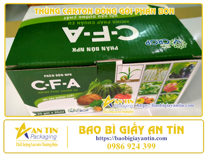 Tối Ưu Hóa Bảo Quản Và Vận Chuyển Với Thùng Carton Đóng Gói Cho Phân Bón