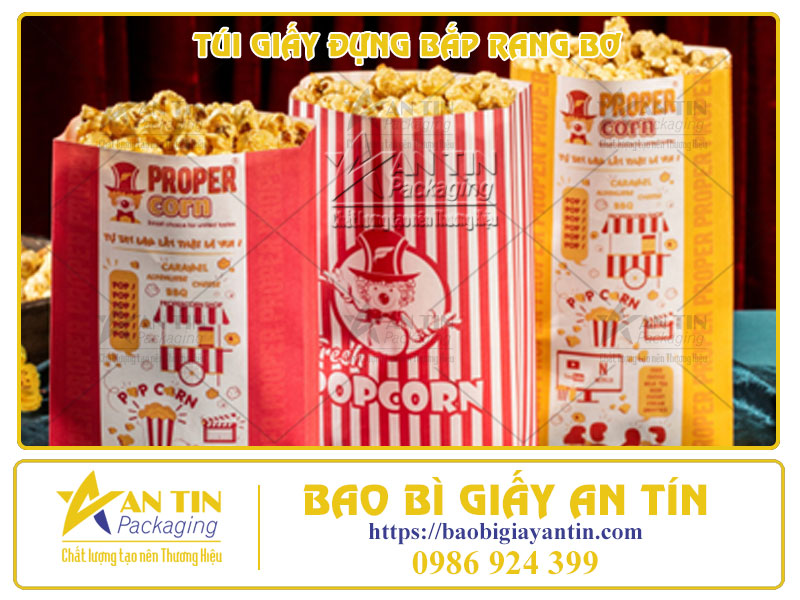 Túi Giấy Đựng Bắp Rang Bơ - Sự Lựa Chọn Hoàn Hảo Cho Thương Hiệu Của Bạn