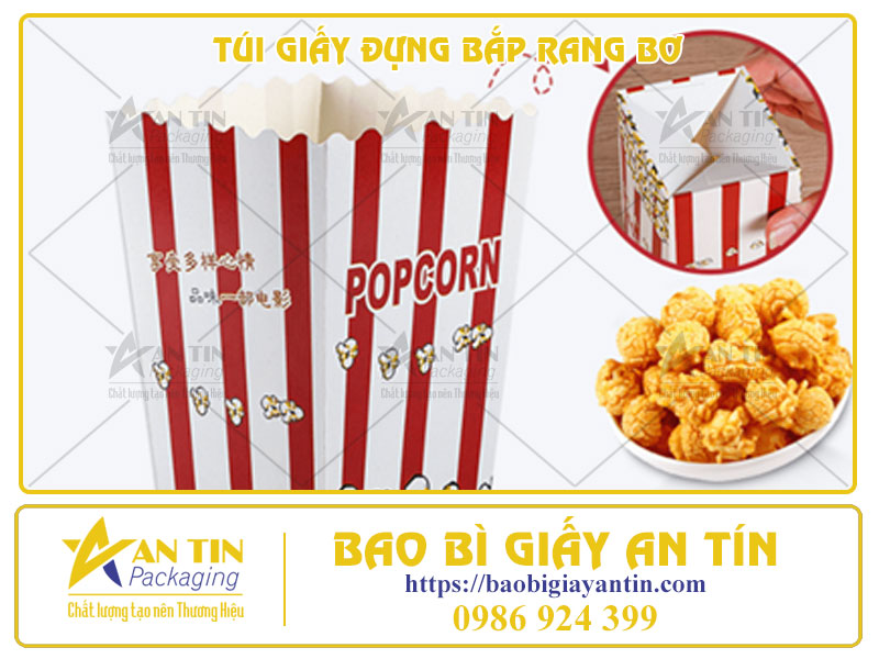 Túi Giấy Đựng Bắp Rang Bơ - Sự Lựa Chọn Hoàn Hảo Cho Thương Hiệu Của Bạn