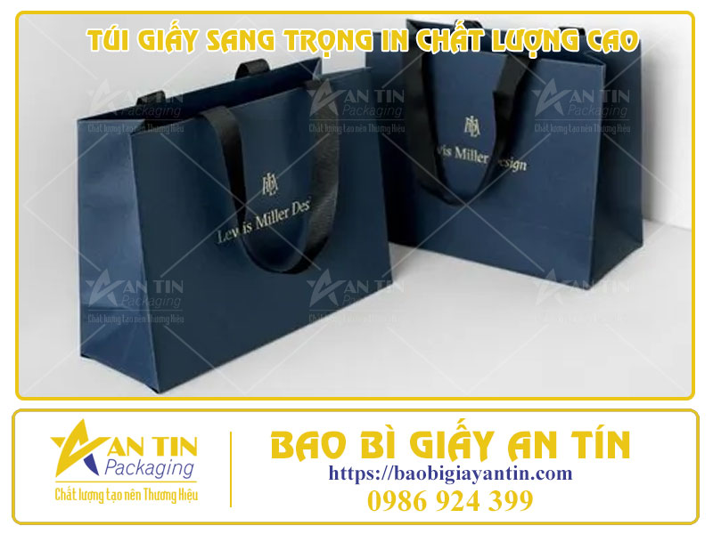 Túi Giấy Sang Trọng In Chất Lượng Cao - Sự Lựa Chọn Tinh Tế