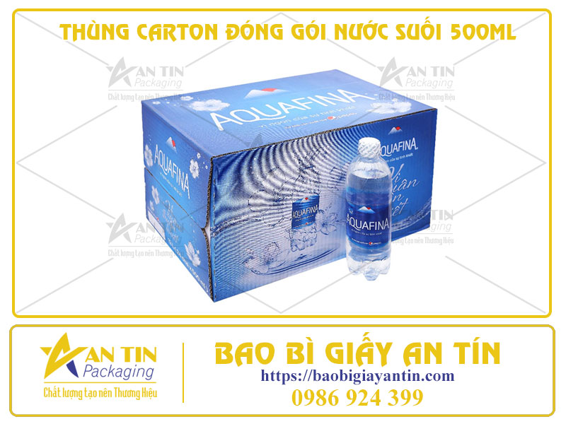 Ưu Điểm Và Nhược Điểm Thùng Carton Đóng Gói Nước Suối 500ml
