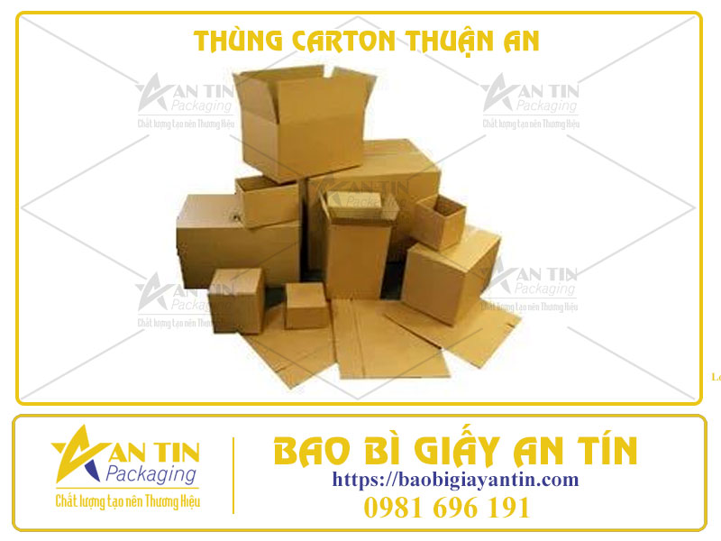 Xưởng Làm Thùng Carton Thuận An - Làm Sẵn Hoặc In Ấn Theo Yêu Cầu