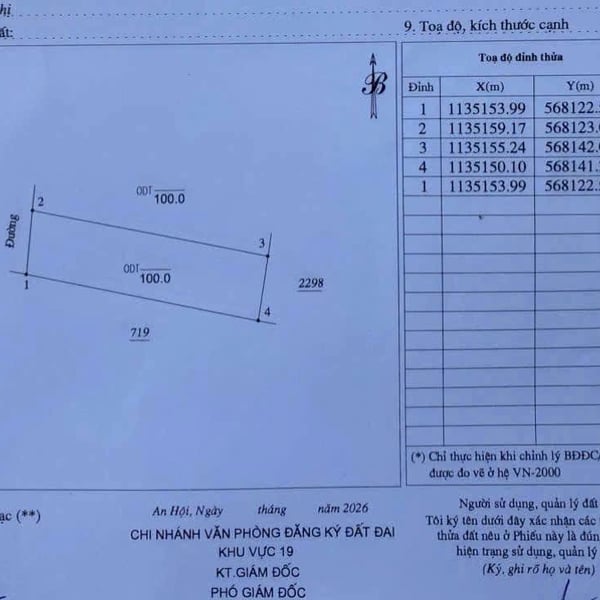 [6-71] TTC 🔥🔥Nền MT Hẽm Sân Bia Phường Phú Tân gần Cầu Bản bến tre.