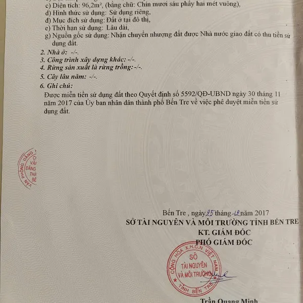 [5-81]🔥🔥NỀN 2 MẶT TIỀN HẺM SÂN BIA F. PHÚ TÂN TP BẾN TRE