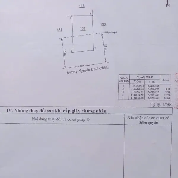 [5-84] TTC🔥🔥MẶT TIỀN ĐƯỜNG NGUYỄN ĐÌNH CHIỂU - ĐỐI DIỆN CTY VIỆT HỒNG