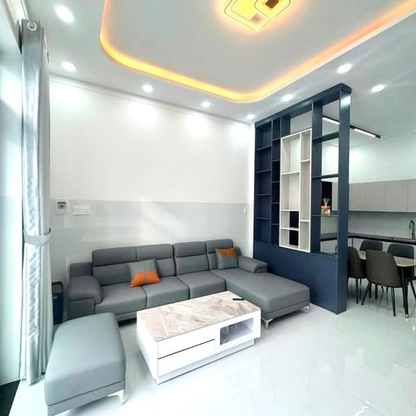 [6-60]TTC🔥🔥Nhà mới hoàn thiện mặt tiền lộ thống nhất gần chợ phường 7