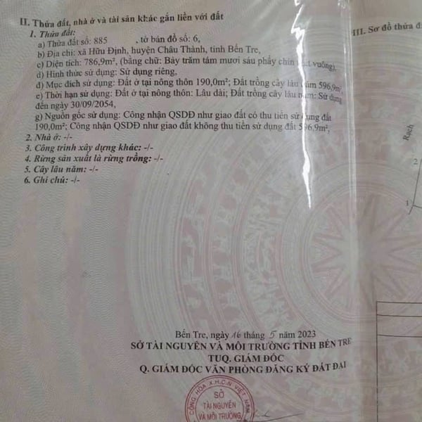 [6-67] TTC🔥🔥Bán Đất mặt tiền hẻm tại xã Hữu Định - phường Phú Tân - Bến Tre