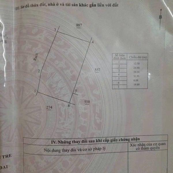 [6-67] TTC🔥🔥Bán Đất mặt tiền hẻm tại xã Hữu Định - phường Phú Tân - Bến Tre