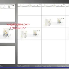 Gạch Men 40x80 Ốp Tường Giá Rẻ trắng trơn 4800V