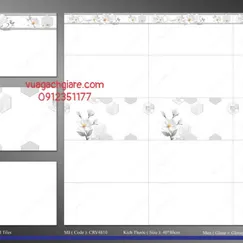 Gạch Men 40x80 Ốp Tường Giá Rẻ trắng vân khói 4810V