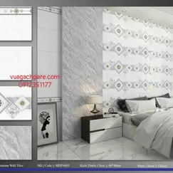 Gạch Men 40x80 Ốp Tường Giá Rẻ xám vân đá 4803V