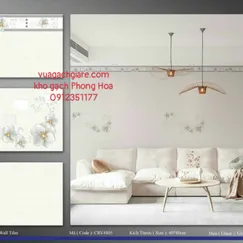 Gạch Men Ốp Tường 40x80 kem vàng CRV4805