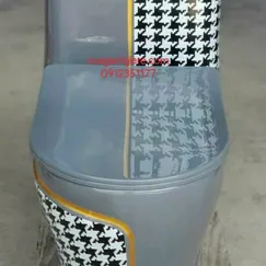 Bồn Cầu Liền Khối Giá Rẻ màu xám