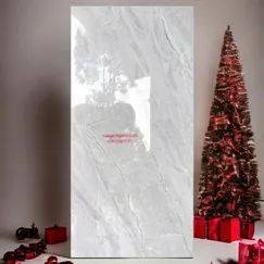 Gạch Đá 40x80 Ốp Tường Khắc Kim Cao Cấp xám vân đá KS4821