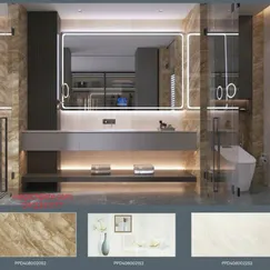 Gạch Đá 40x80 Ốp Tường CMC Giá Rẻ nâu vân đá PPD4080022S2