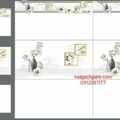 Gạch Đá 40x80 Ốp Tường Giá Rẻ trắng trơn 40900