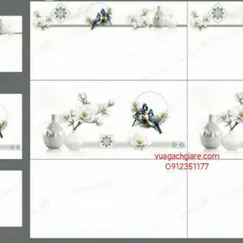 Gạch Đá 40x80 Ốp Tường Giá Rẻ trắng vân khói 40902