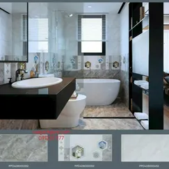 Gạch Đá 40x80 Ốp Tường CMC Giá Rẻ vân đá PPD4080004S2