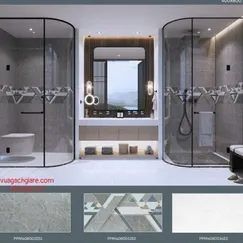 Gạch Đá Mờ 40x80 Ốp Tường CMC Giá Rẻ xám vân đá PPD4080034S2