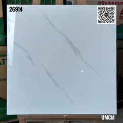 Gạch Đá 60x60 Ốp Lát Giá Rẻ trắng vân khói 26914