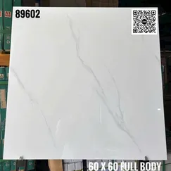 Gạch Đá 60x60 Ốp Lát Giá Rẻ trắng vân khói 89602