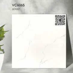 Gạch Đá 60x60 Ốp Lát Giá Rẻ trắng vân khói VC6065