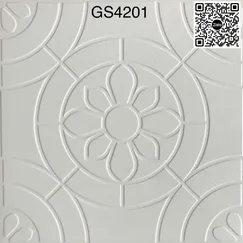 Gạch Đá Mờ 40x40 Ốp Lát Sân Vườn màu trắng GS4201