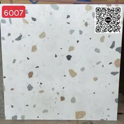 Gạch Đá Mờ 60x60 Ốp Lát Giá Rẻ terrazzo hạt lớn 6007